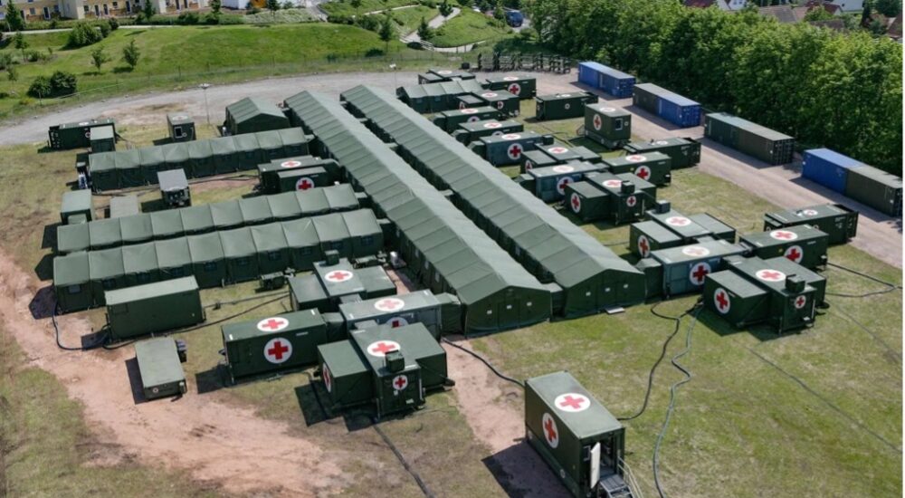 Німецька компанія Rheinmetall передала Україні мобільний польовий госпіталь